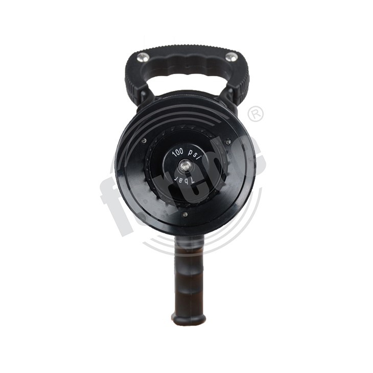 Selectable Fire Hose Gun Nozzle With Pistol Grip