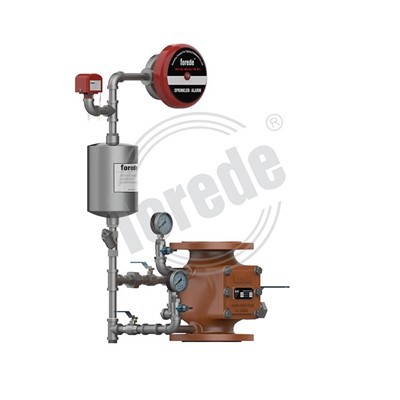 Falf Larwm Gwlyb 8-modfedd